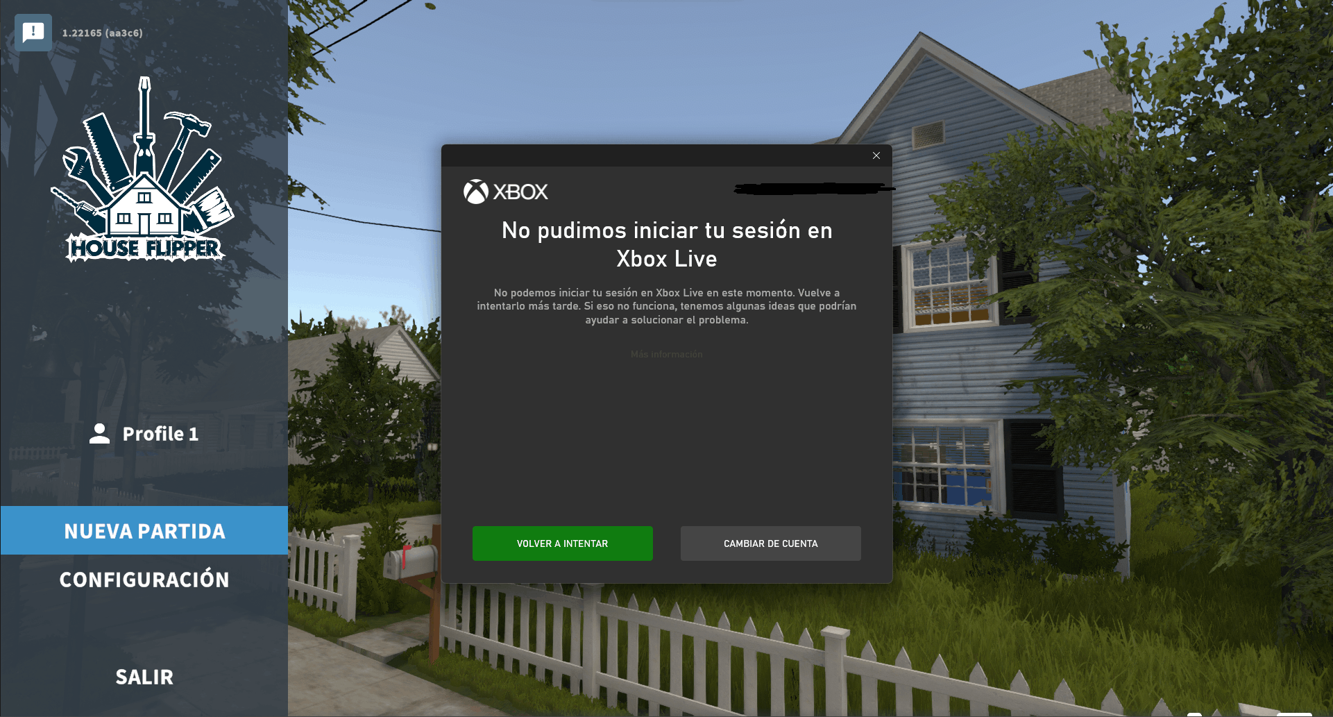póngase en fila Mar vender Error al iniciar tu sesión en Xbox Live - Microsoft Community