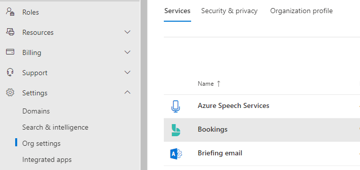 Bookings Is Not Showing Up In The Admin Center - Microsoft Community