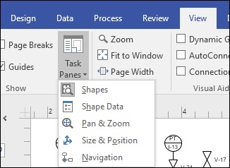 My Shapes Window In Missing On My Visio 2016 - Microsoft Community