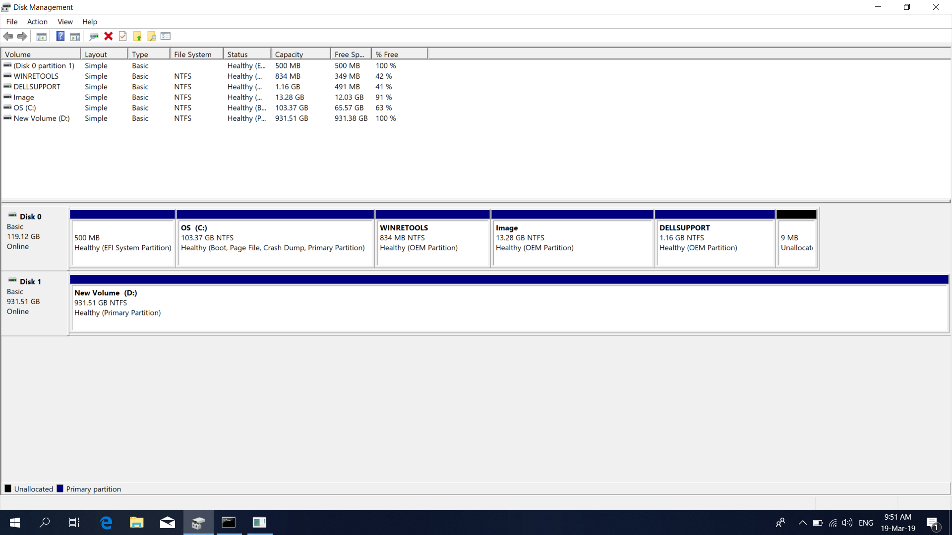 How to combine disk 1 and disk 0? Or how take the volume from disk 1 - Microsoft Community