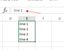 When pasting multiple lines of text into a cell, why does Excel only ...