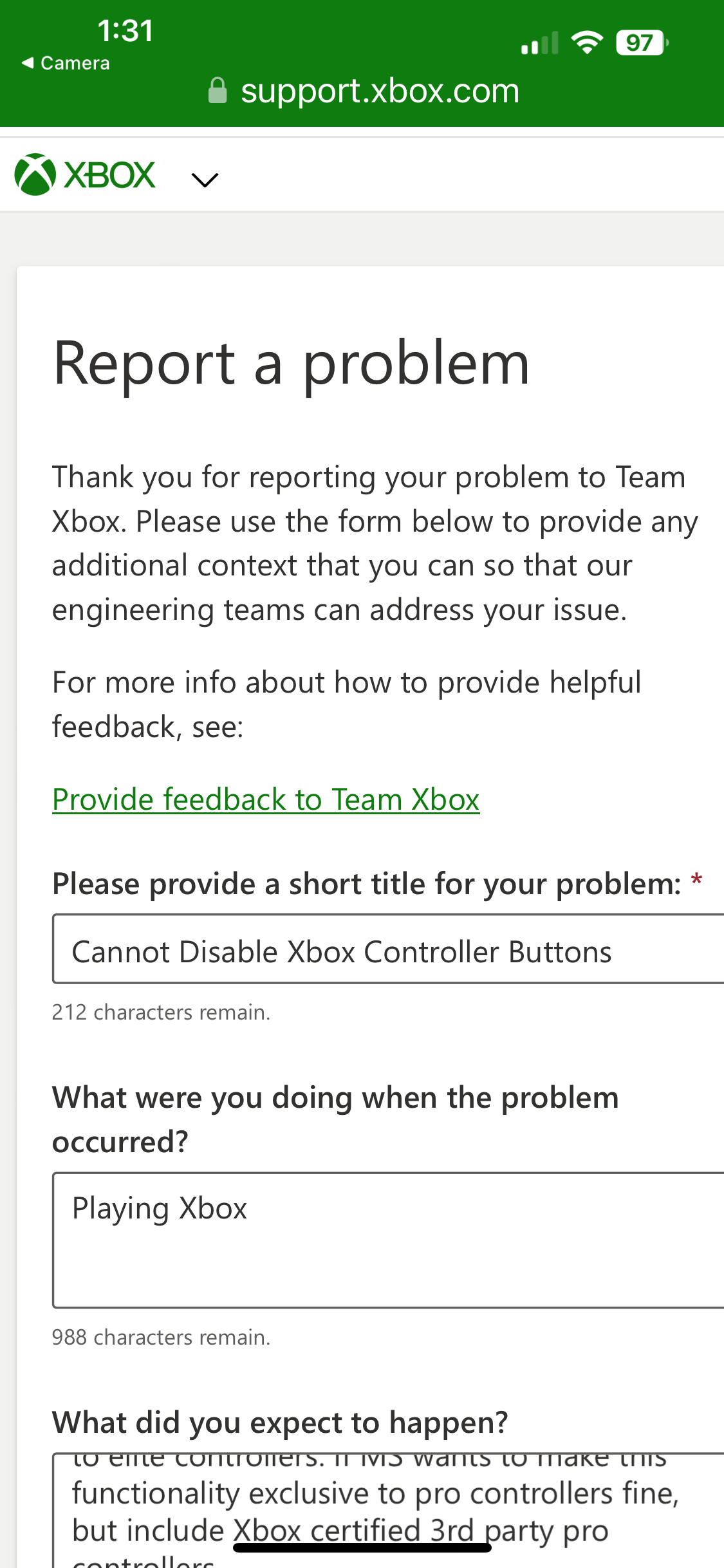 How do I unbind a core button on the xbox controller? - Scripting