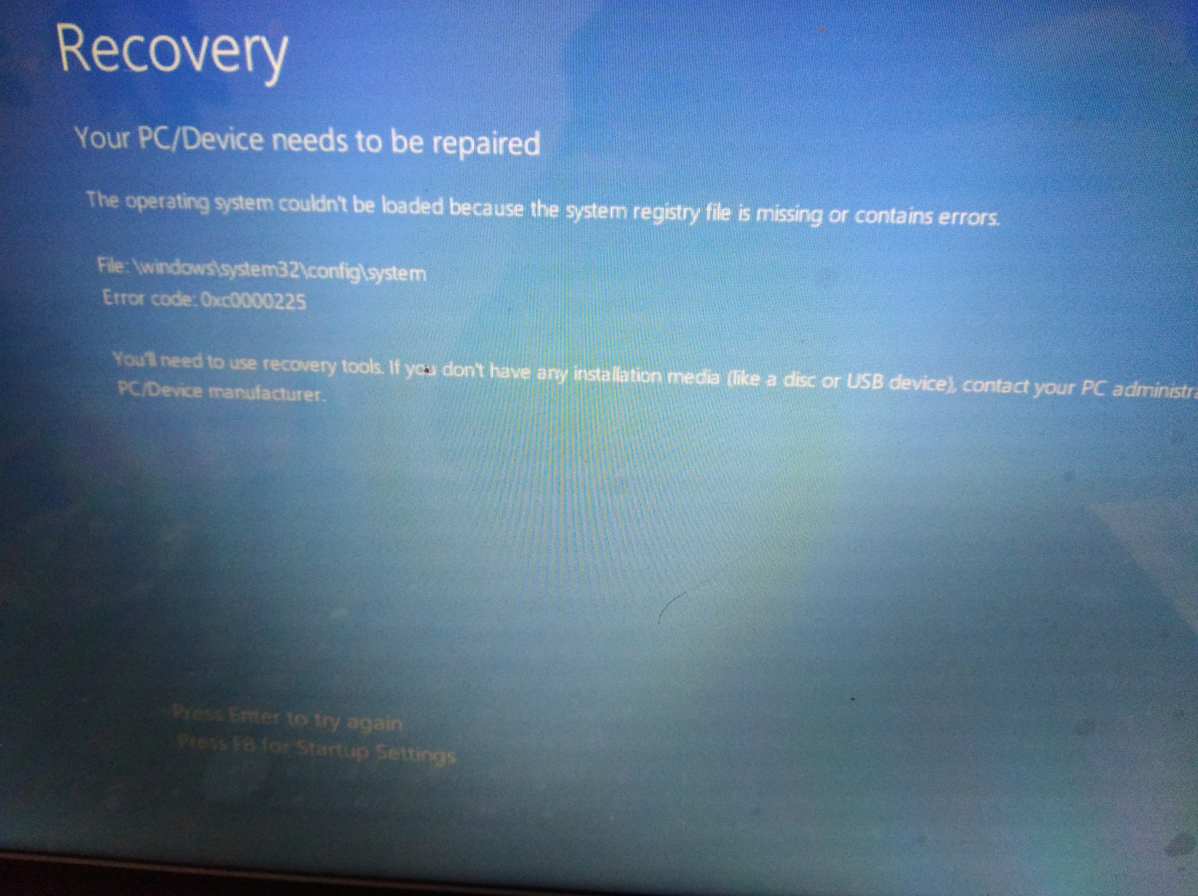 Your Pc Device Needs To Be Repaired Microsoft Community