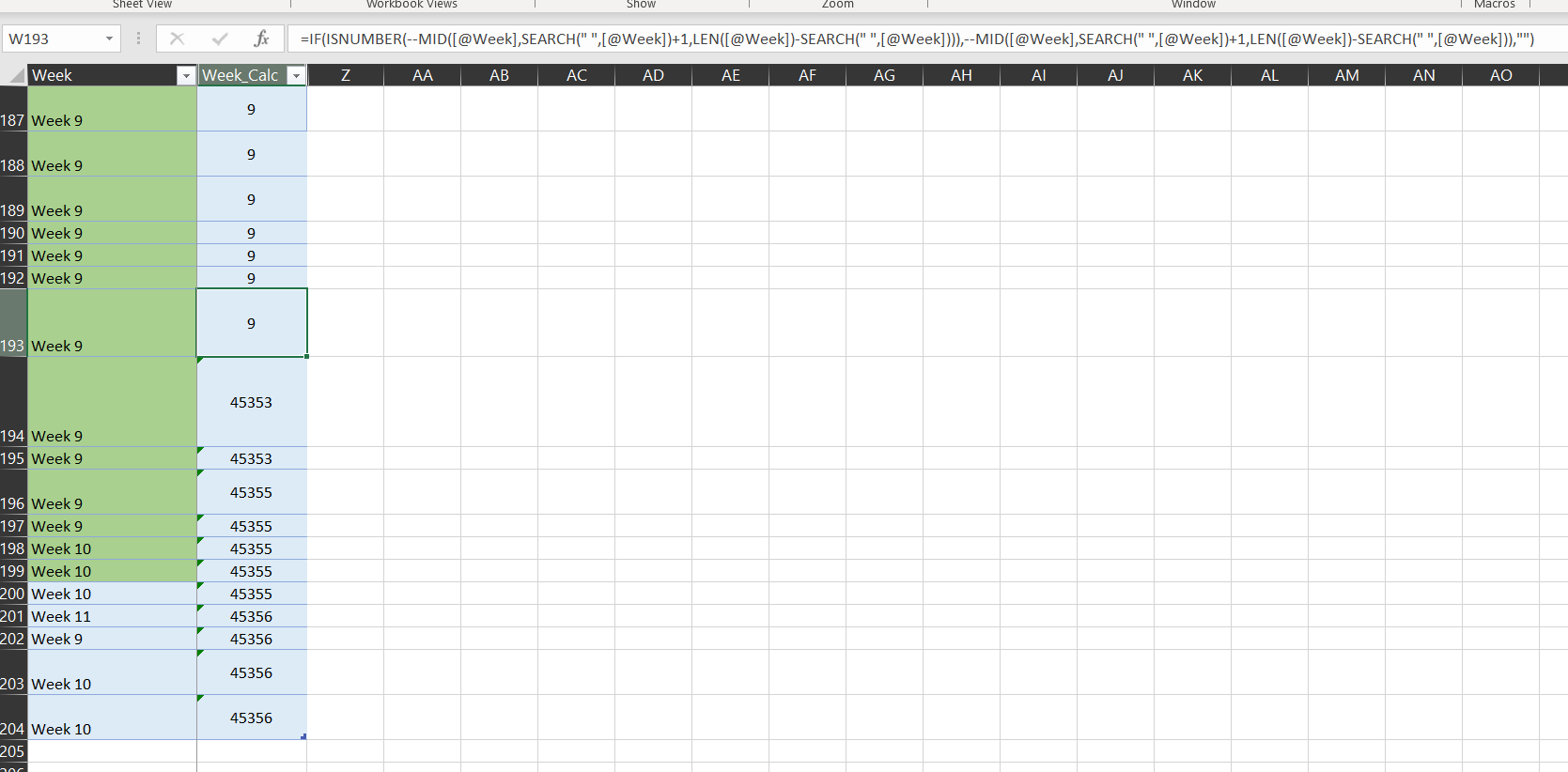 Excel Formula Not Populating To The New Form Responses. - Microsoft 