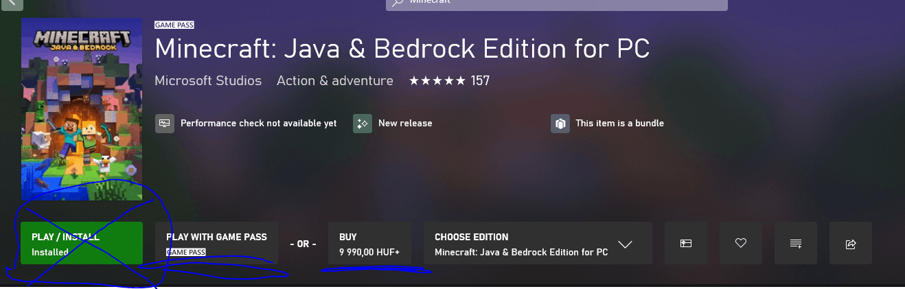 I tried to redeem Minecraft Java edition with the bundle since I