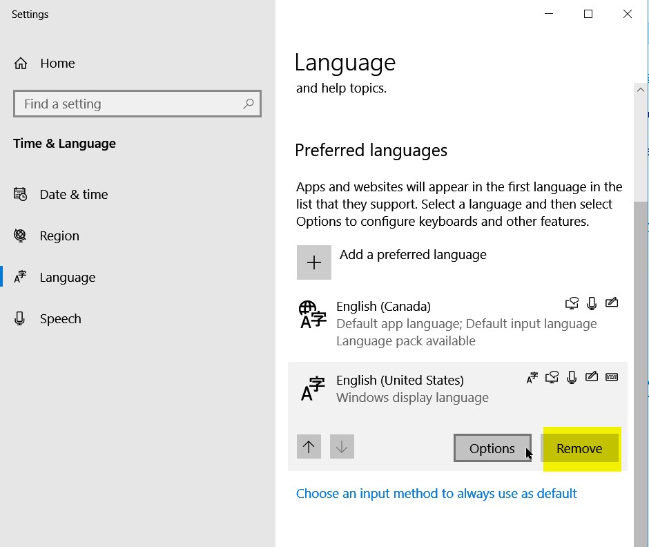 How do remove US english from office 365 editor options. - Microsoft ...