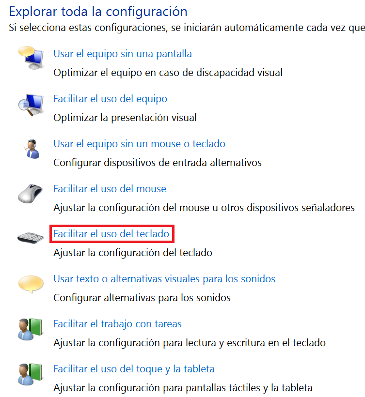 Windows 10 Desactivar Las Teclas Especiales Desde Las Opciones De Microsoft Community 2409