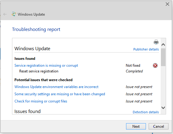 Windows 10 opdatering downloades ikke