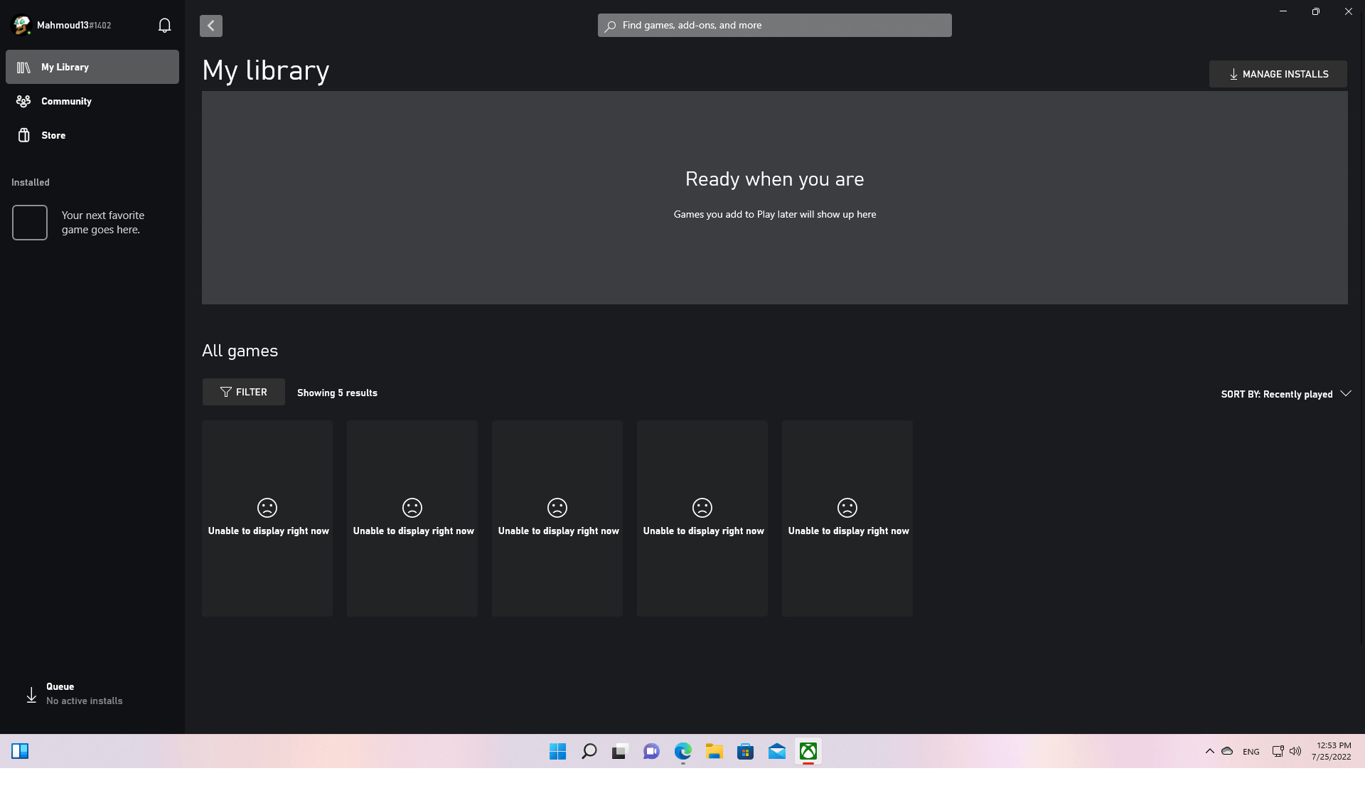 Xbox App on PC not showing installed games - Microsoft Community