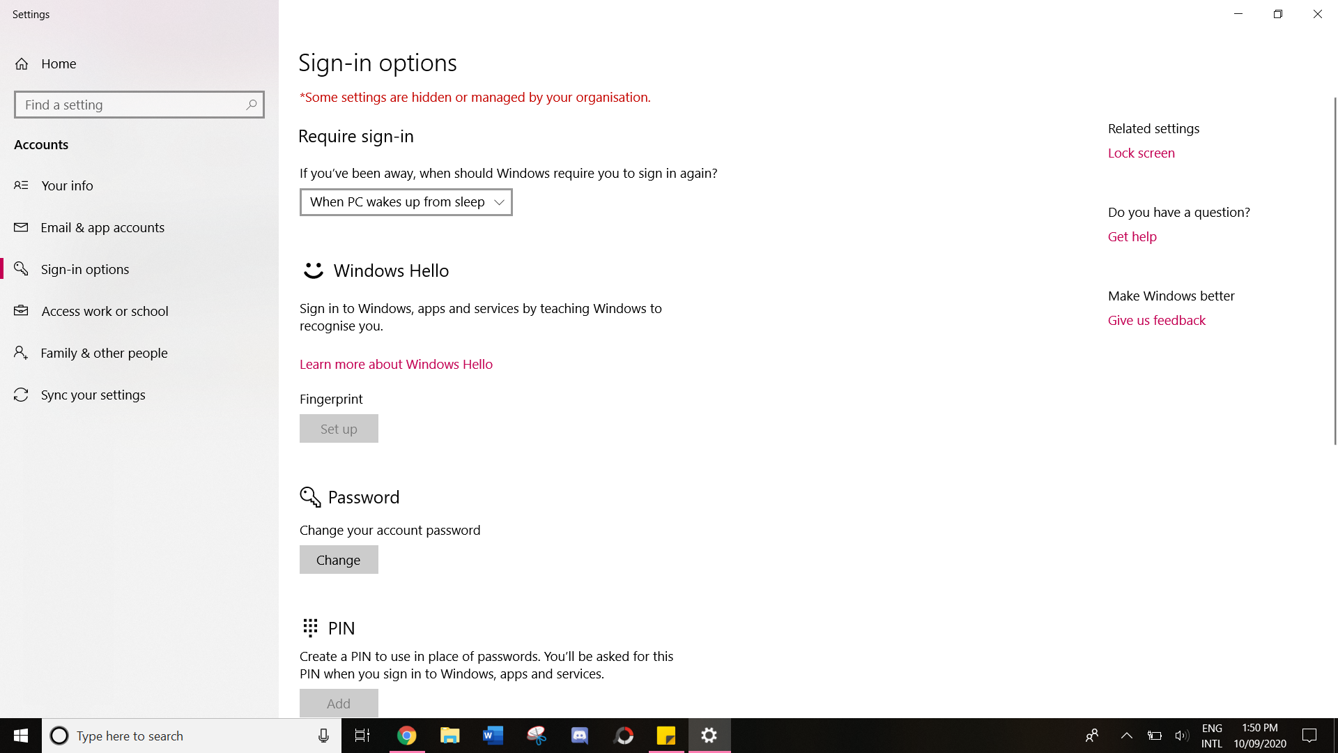 Windows Hello: Finger print and Pin - Microsoft Community