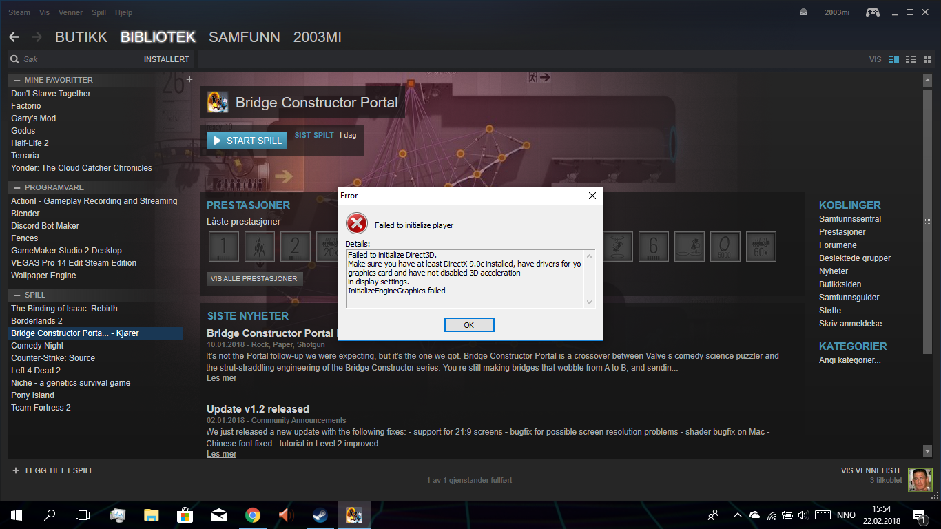 Can not initialized steam фото 1