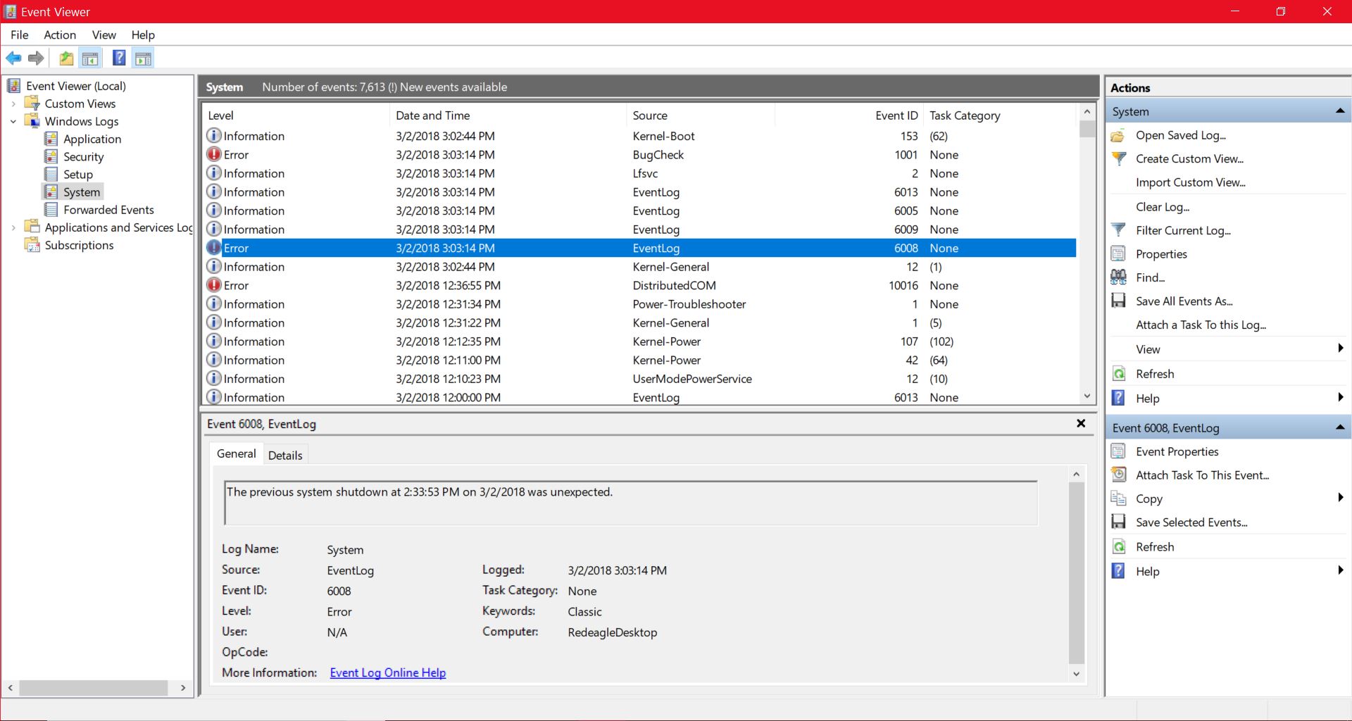 Computer restarting randomly - Microsoft Community