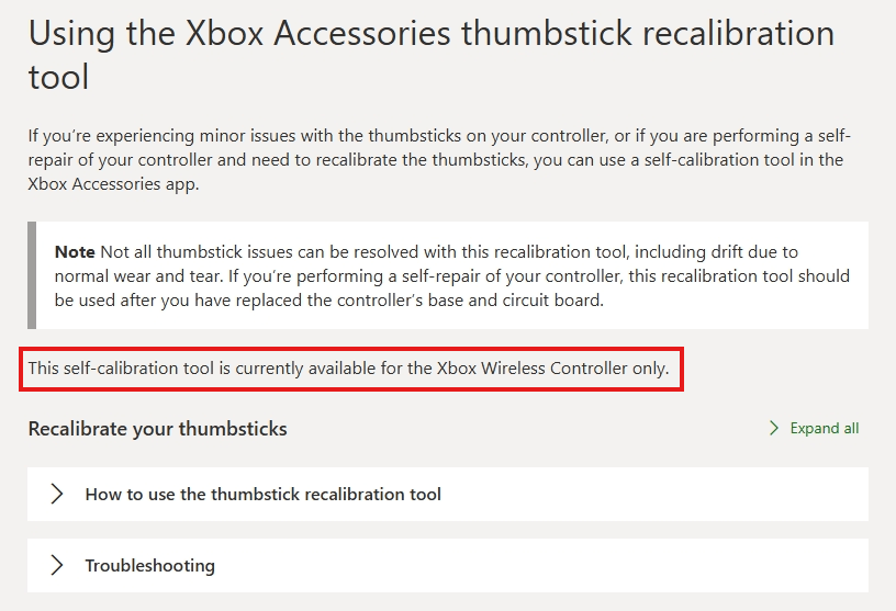 PC XBOX App does not show a calibration option - Microsoft Community