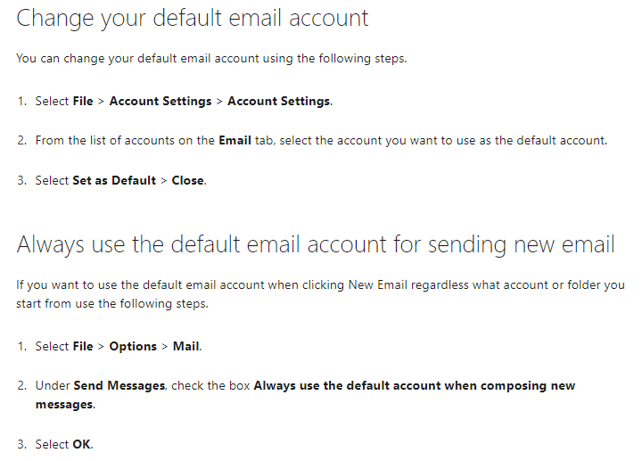 Reply from alias the email was sent to - Microsoft Community