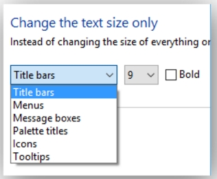 Cannot Find Advance Sizing Of Text And Other Items On Windows 10 Build ...