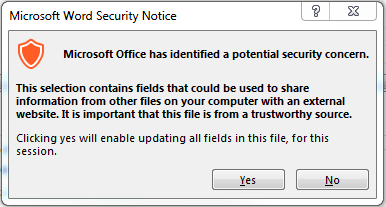 Microsoft Office Has Identified A Potential Security Concern Microsoft Community