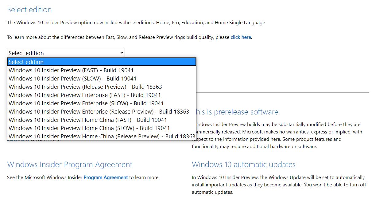 Microsoft com en us. Windows 10 Insider Preview ISO.