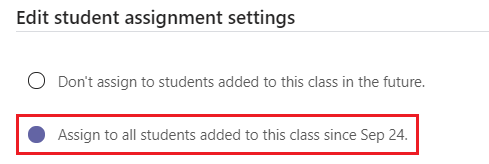 can't see assignments in teams