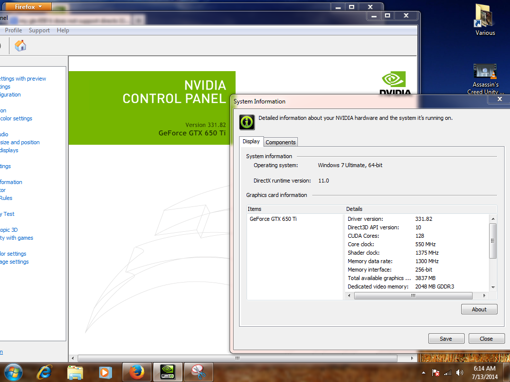 Driver nvidia gtx 650 best sale windows 7