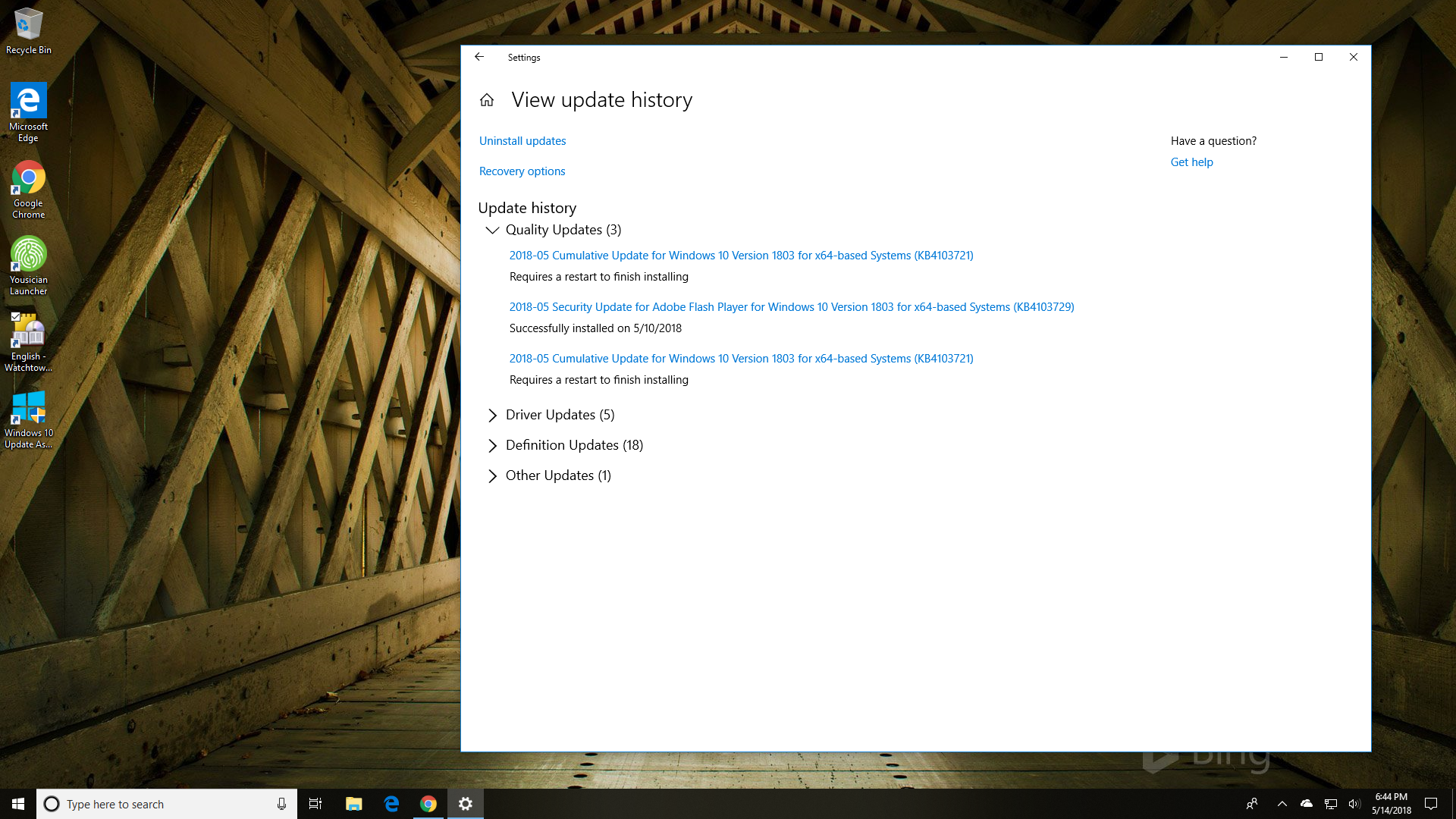 Windows 10 Update Constantly Says Requires Restart Microsoft Community