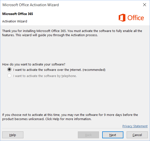 Can't Activate Microsoft Office 365 - Microsoft Community