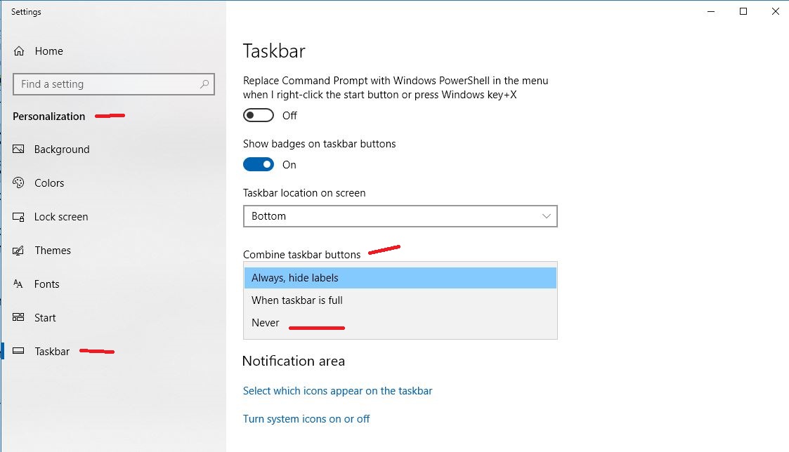 taskbar-no-longer-allows-resequencing-of-tabs-of-a-single-application