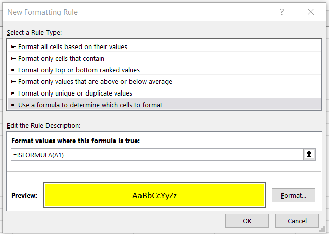 how-can-i-flag-all-cells-containing-formulas-in-an-excel-sheet