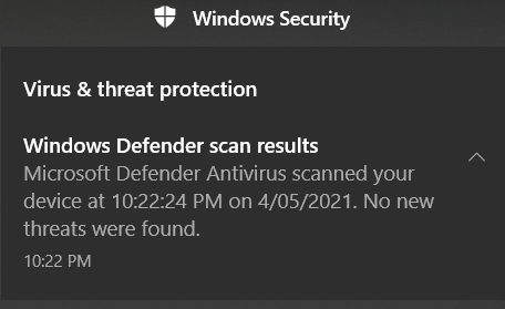 Free antivirus from microsoft for windows 10