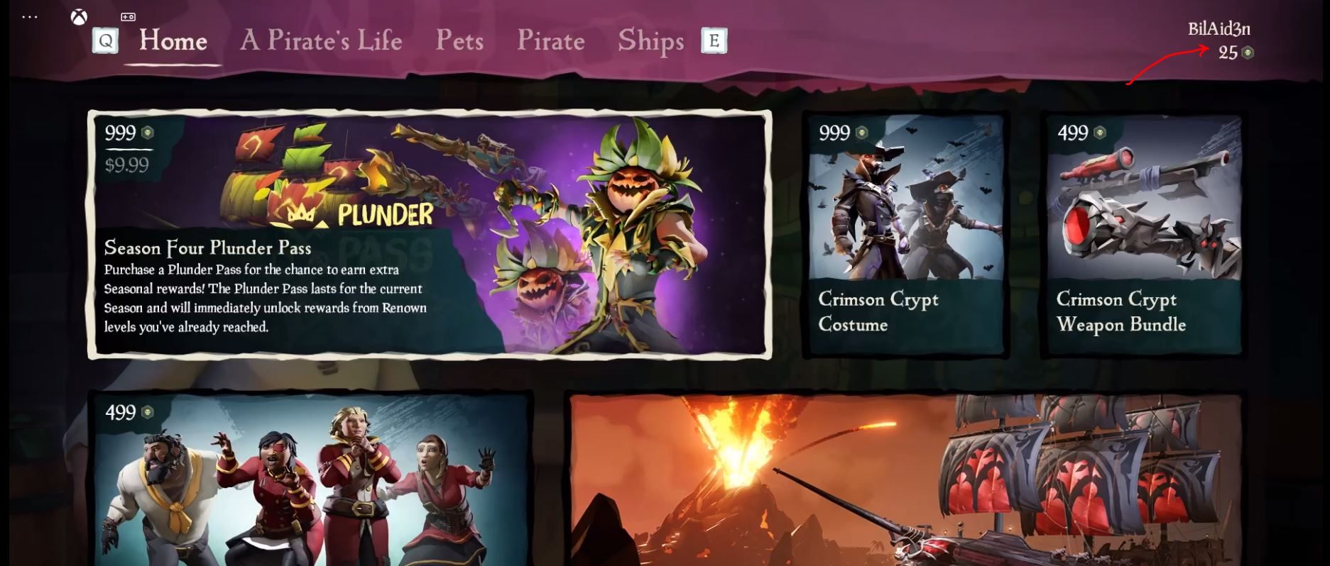 Microsoft store sea store of thieves