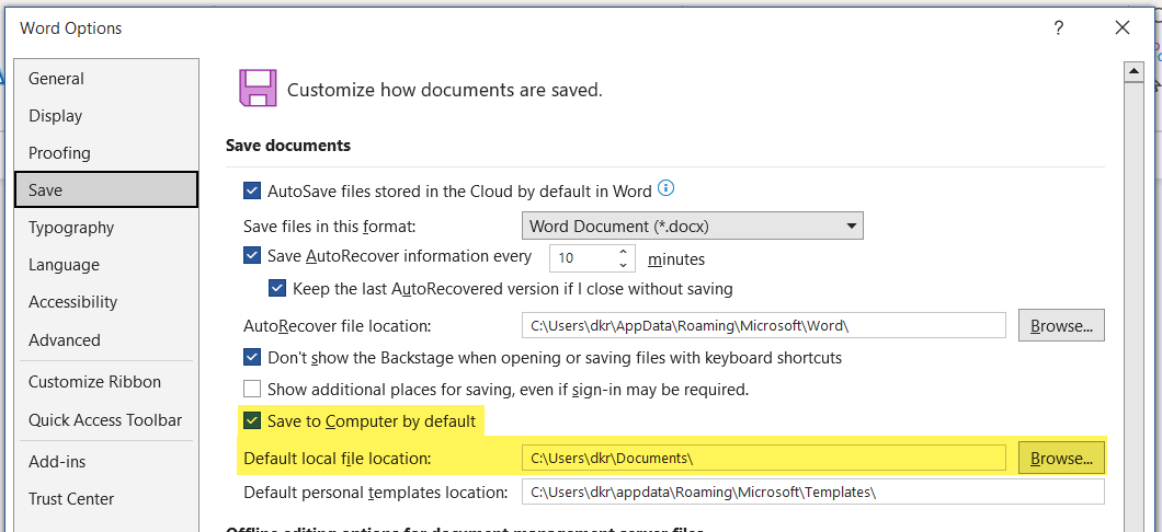 Save a document - Microsoft Support