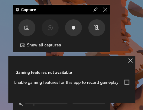 Fix Xbox Game Bar Record button greyed out