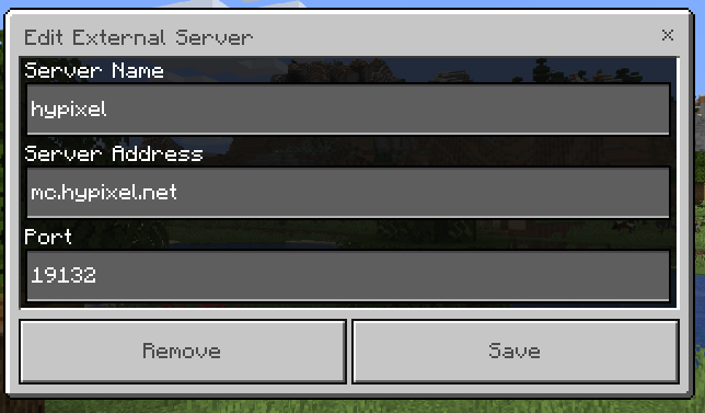 What S The Port For Hypixel Pe