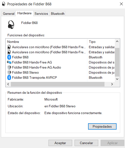 Aud fonos Bluetooth se escuchan con interferencia Windows 10