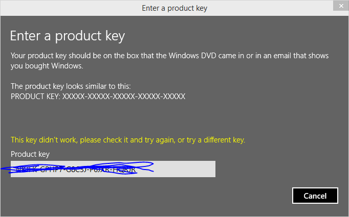 Public Product key for Windows 10 TP Build 6.4.9879 doesn't work - Microsoft  Community