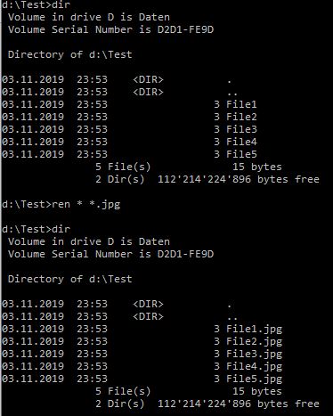 how can i add extension to multiple extensionless files on windows 10 ...