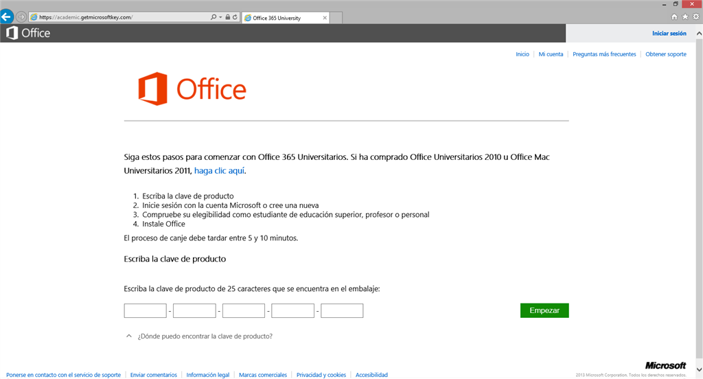 Cómo activar Office 365 Universitarios? - Microsoft Community