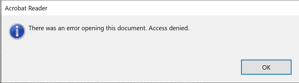 Why Can T I Open Pdf Files In My Onedrive Personal Vault Microsoft Community