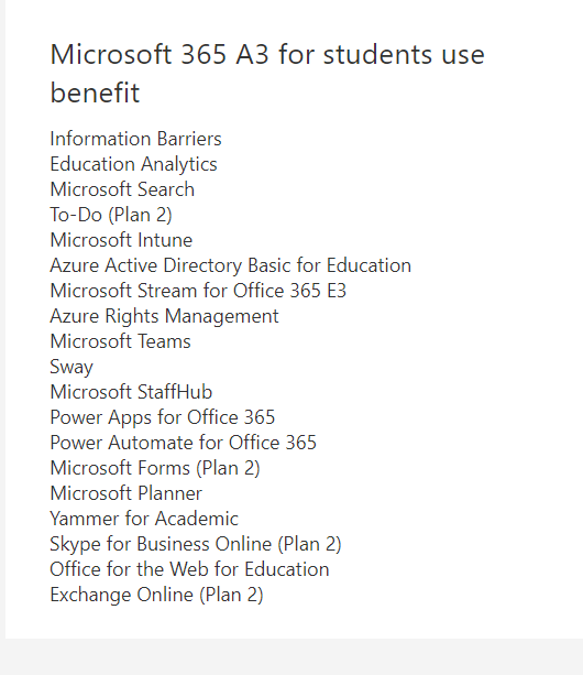 My College Has Microsoft 365 A3 Subscription But I Can Only Install ...