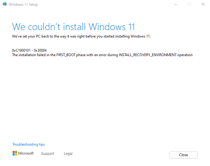 Windows 22H2 Update Error - Microsoft Community