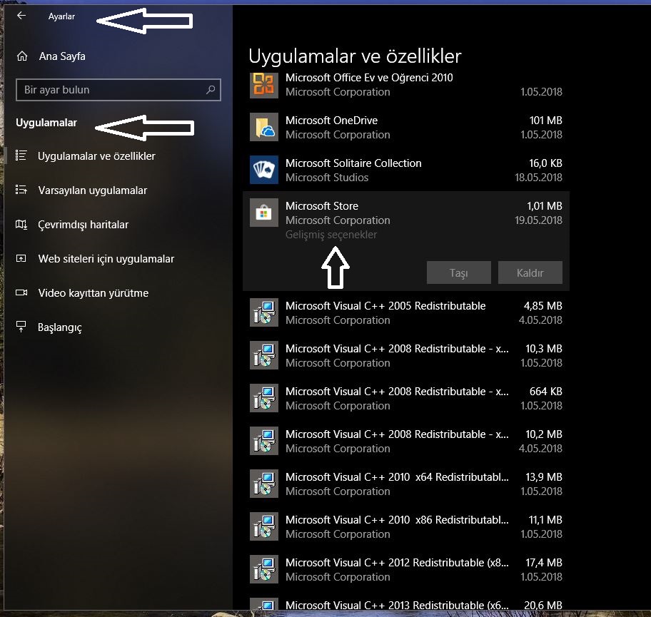 Microsoft Strore Uygulama İndirme Sorunu Microsoft Community 1061