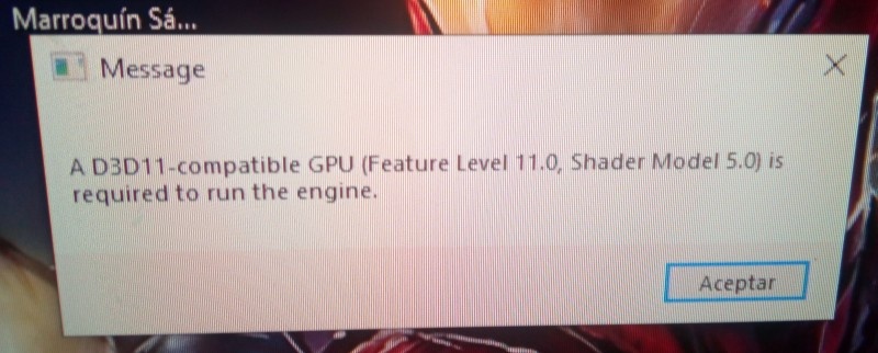 Fortnite problema con D3D11 compatible GPU level 11.0 shader model