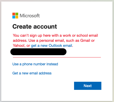 Microsoft Account Closed But Can't Set Up An New One With Same Email ...