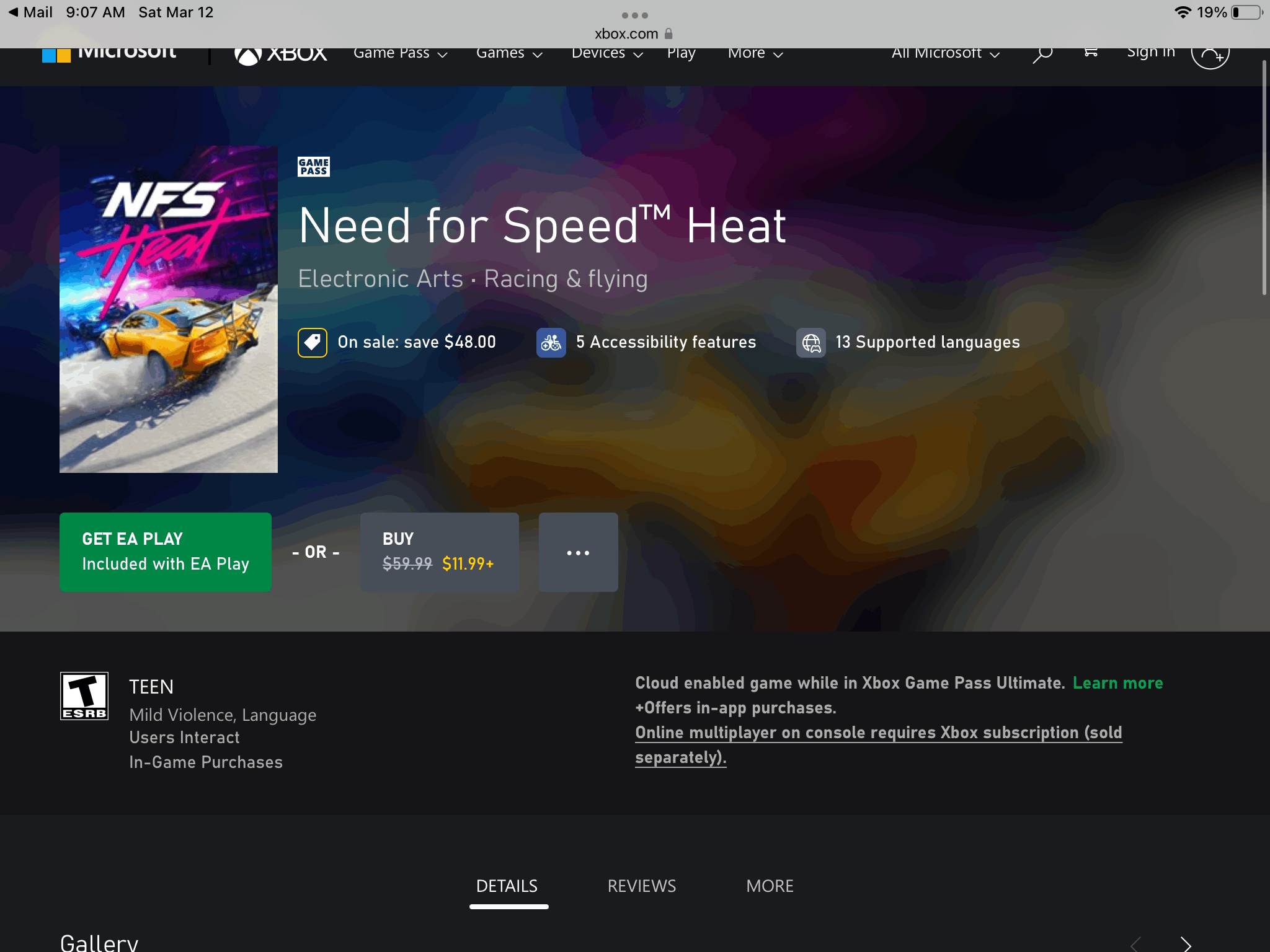 Nfs heat clearance microsoft