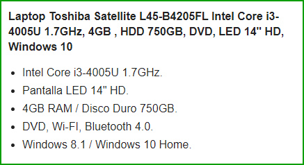 celestial Federal Asco tengo la pregunta de saber si mi laptop toshiba satellite l45-b4205fl -  Microsoft Community