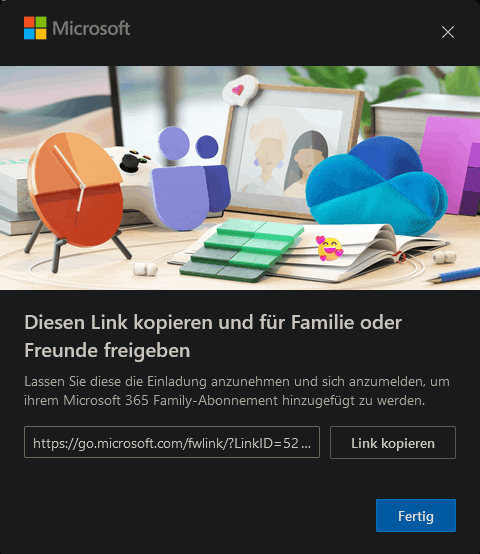 Microsoft 365 Family Teilen, Ohne Person Zu Familiengruppe Hinzuzfügen ...