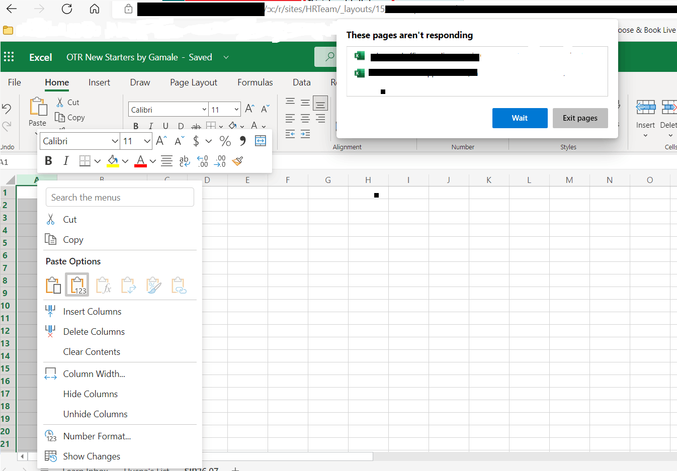 why-can-i-not-paste-values-from-my-local-excel-to-this-sharepoint-xls