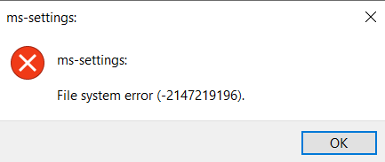 I can't open my settings after a windows reset - Microsoft Community