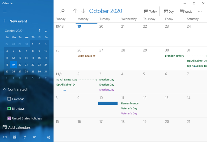 Outlook Remove Calendar Time Profile Printable Template Calendar