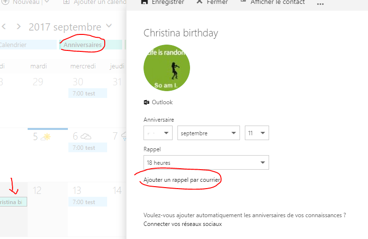 Comment Supprimer Le Calendrier D Anniversaires Communaute Microsoft