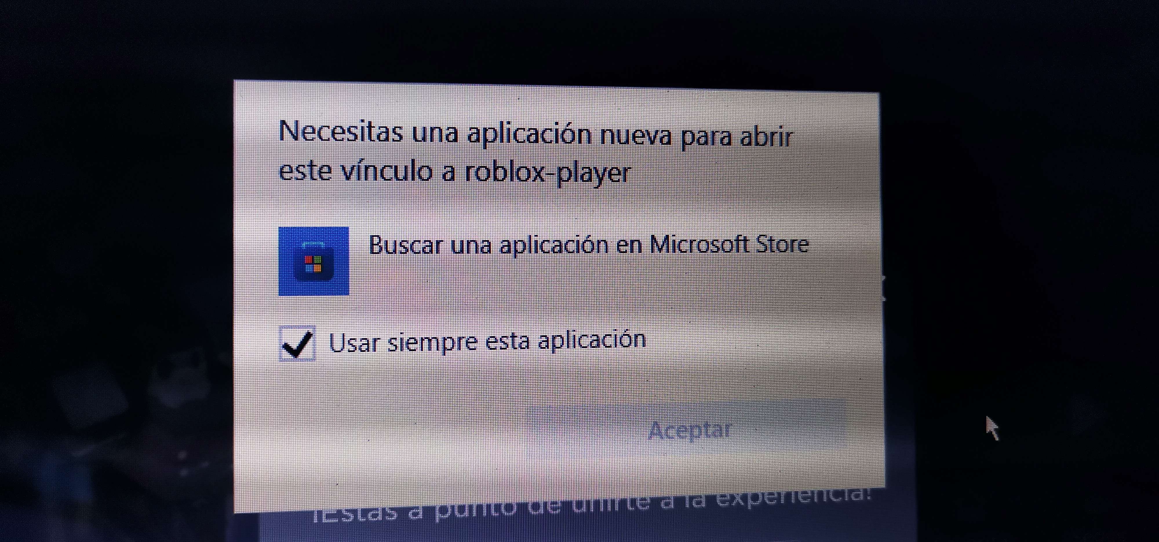 ERROR AL INICIAR JUEGO ROBLOX - Microsoft Community